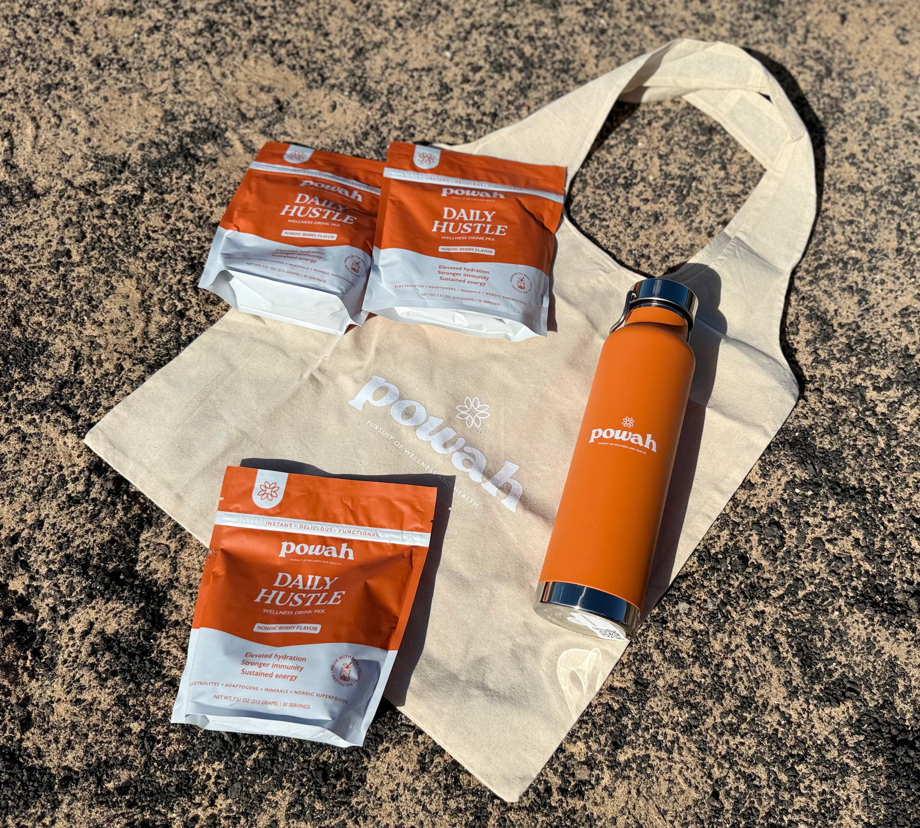 The ultimate Powah Bundle (Free Powah water bottle + tote)
